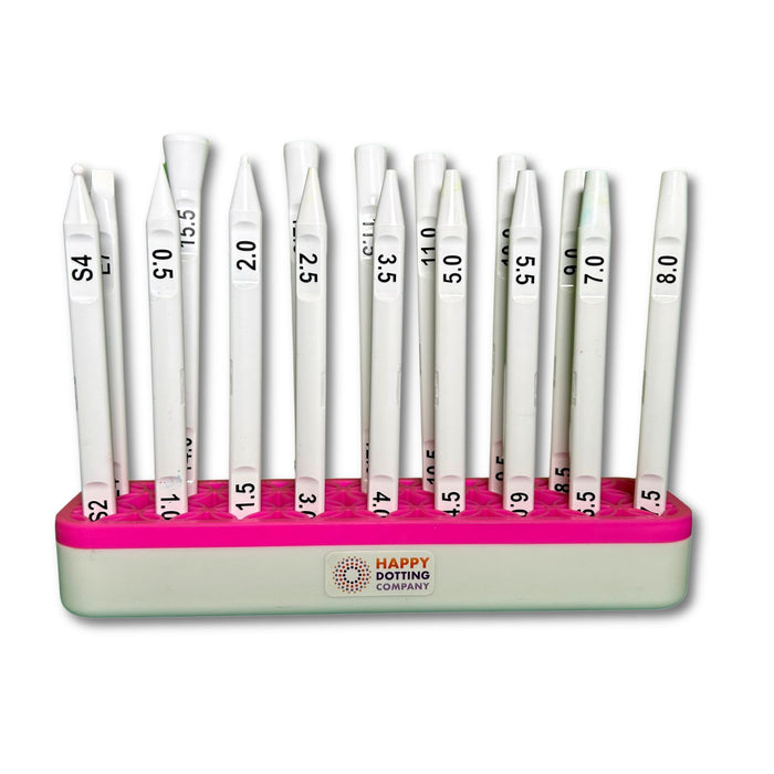 Dotting tools 16 pc Super set with tools holder - FREE shipping