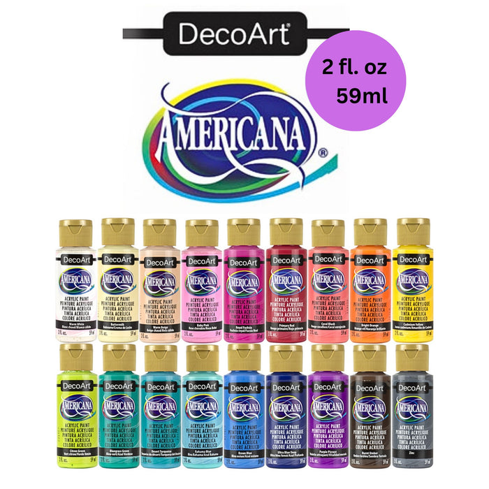 DecoArt Americana Acrylic Paint - Ideal for dot mandala painting