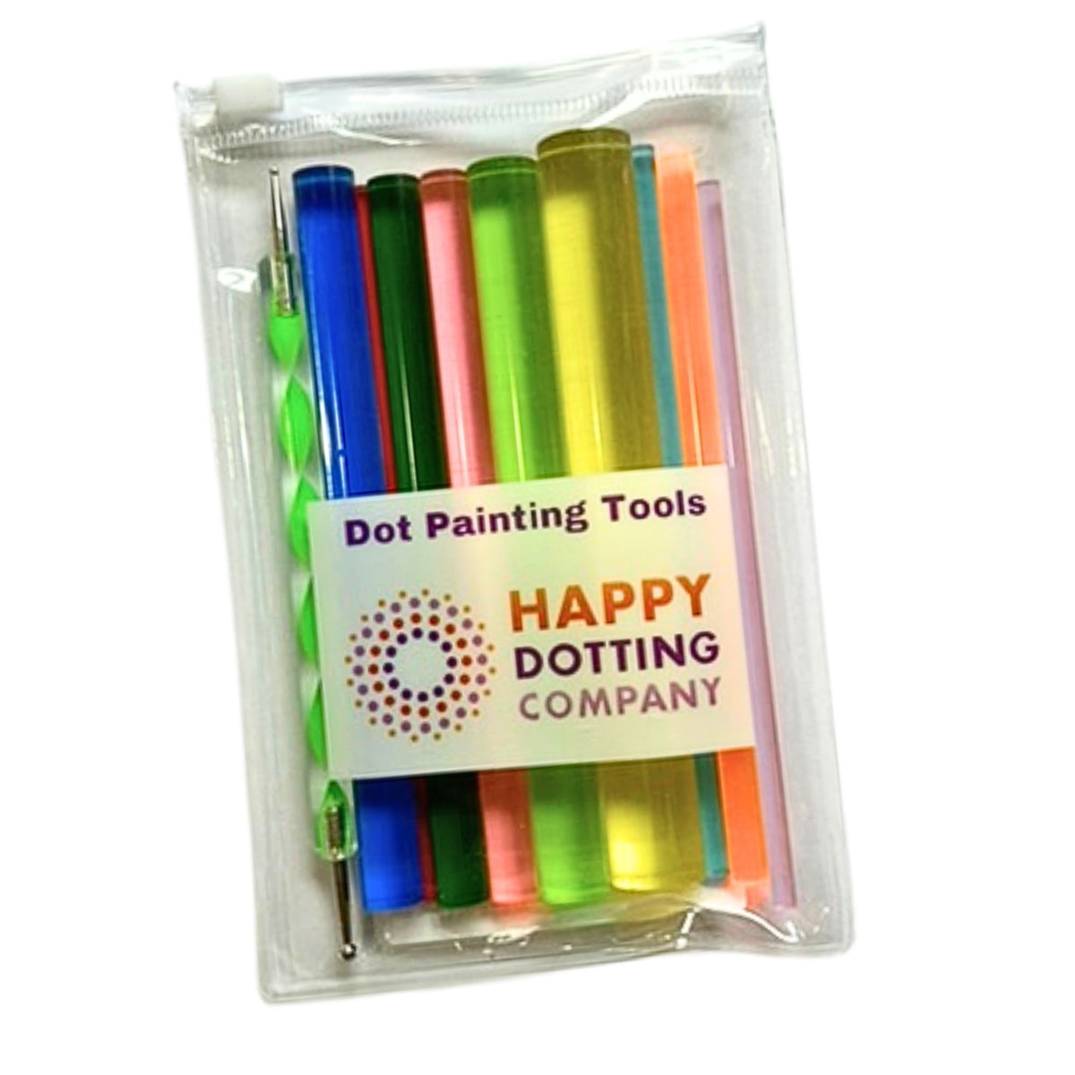 Dotting Tools Set, 10 colourful tools for dot art mandala painting - b ...