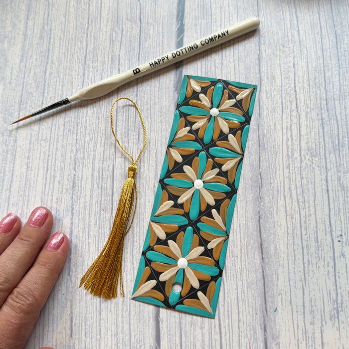 Blank Bookmark Set – of 20 black with tassels