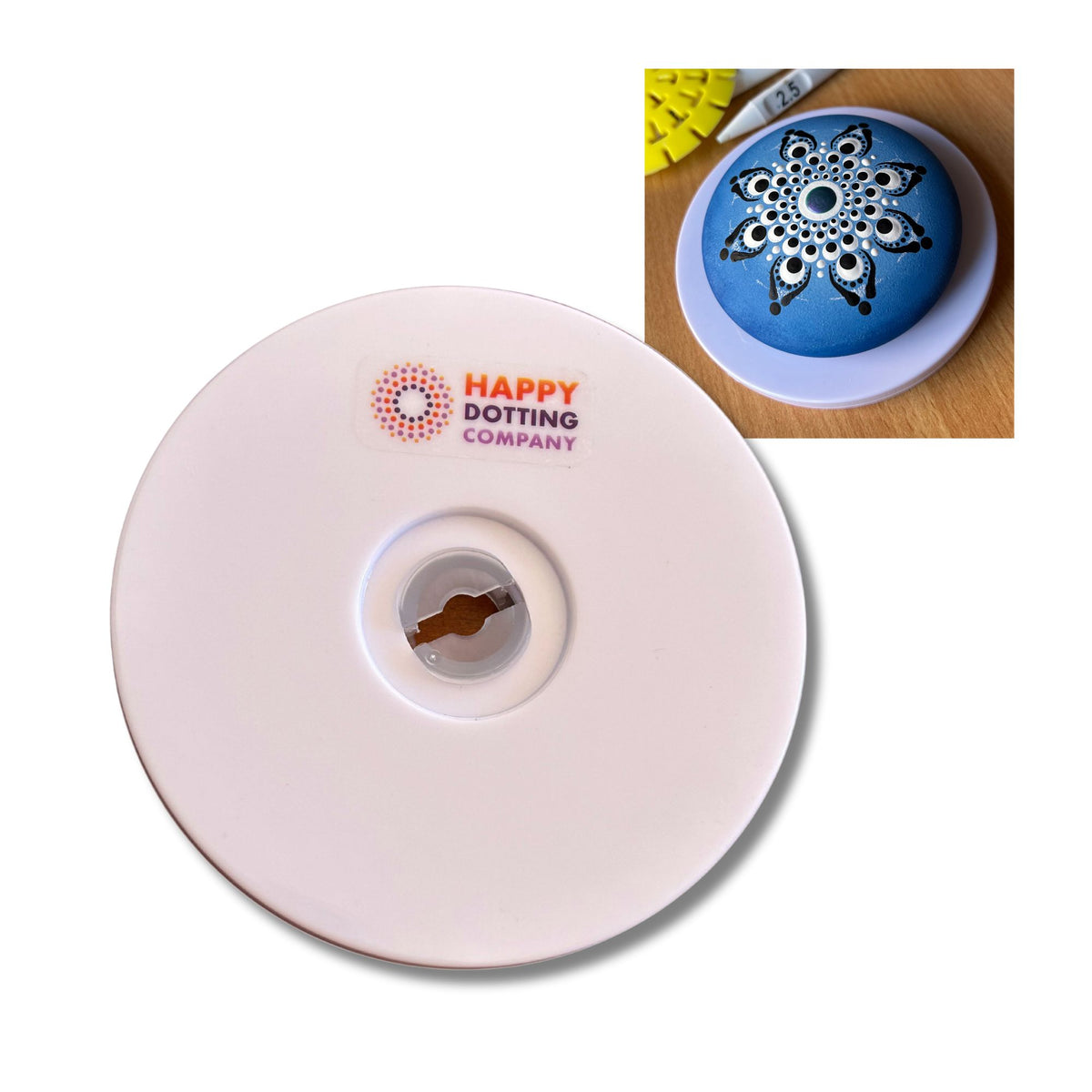アート・デザイン・音楽 The Stonemasters Small Turntable - small lazy susan for dot mandala stone art