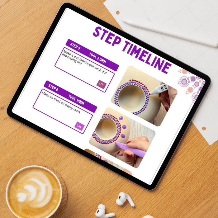 Tea light pattern #006 - PDF Instant download